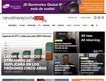 Tablet Screenshot of newslinereport.com